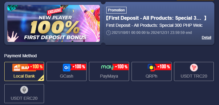 Large number of Game Options Large number of Game Options